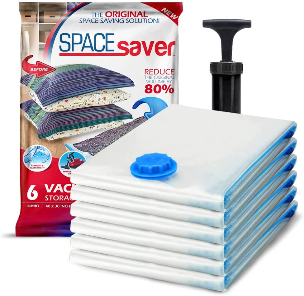 Spacesaver Jumbo Vacuum Storage Bags, 6-Pack product image