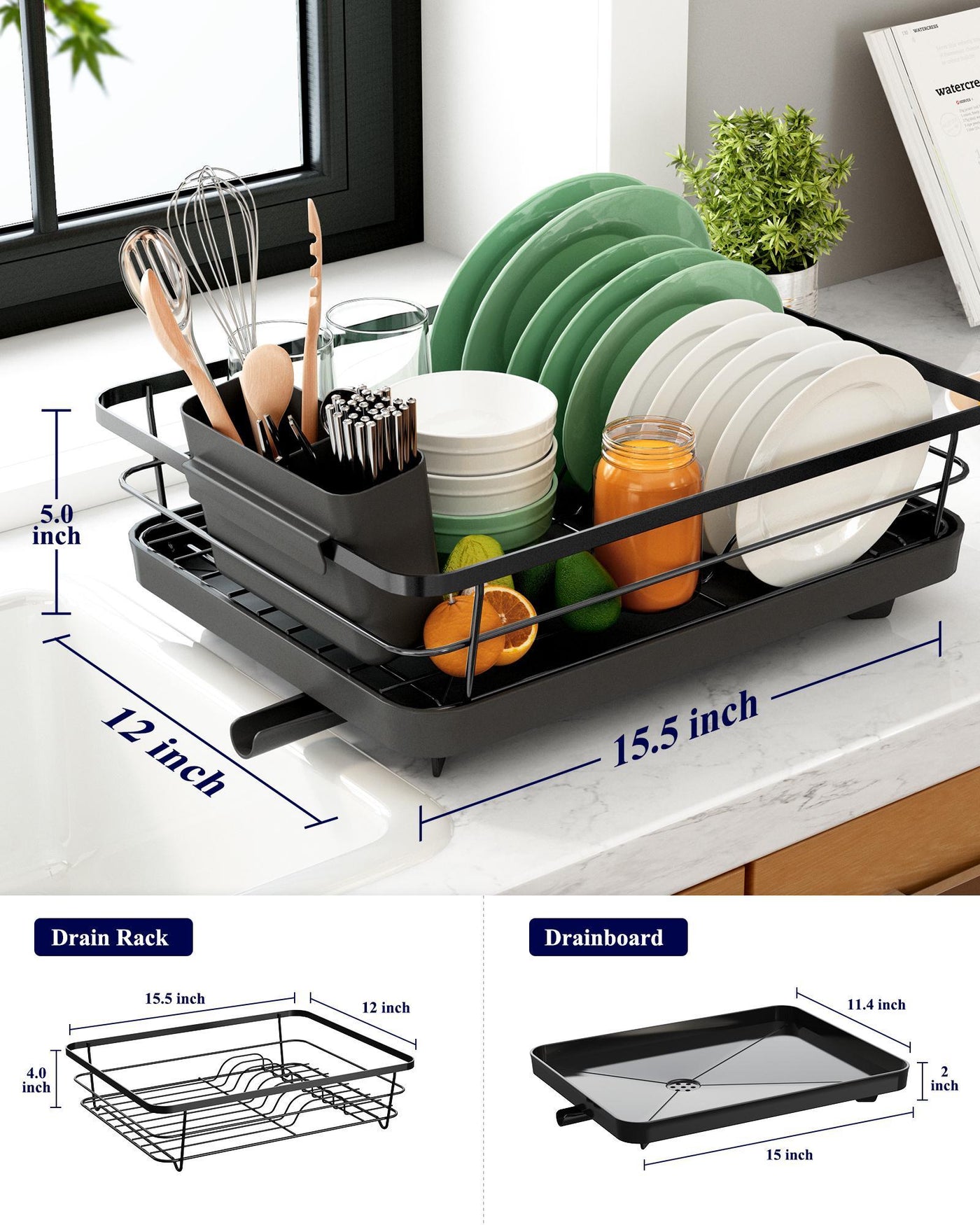 Best Compact Dish Drying Racks for Small Kitchens: Countertop vs. In-Sink vs. Narrow Drainboard