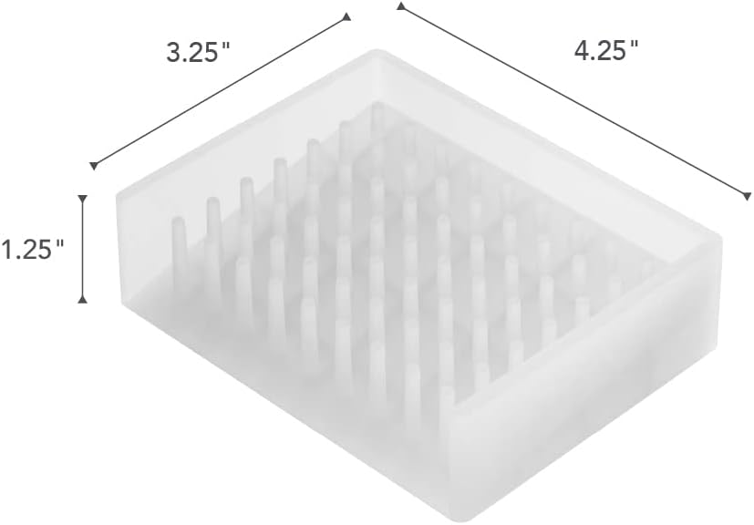 Yamazaki Home Self-Draining Silicone Soap Tray listing gallery image 4