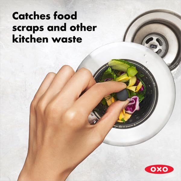 OXO Good Grips Silicone Sink Strainer listing gallery image 1