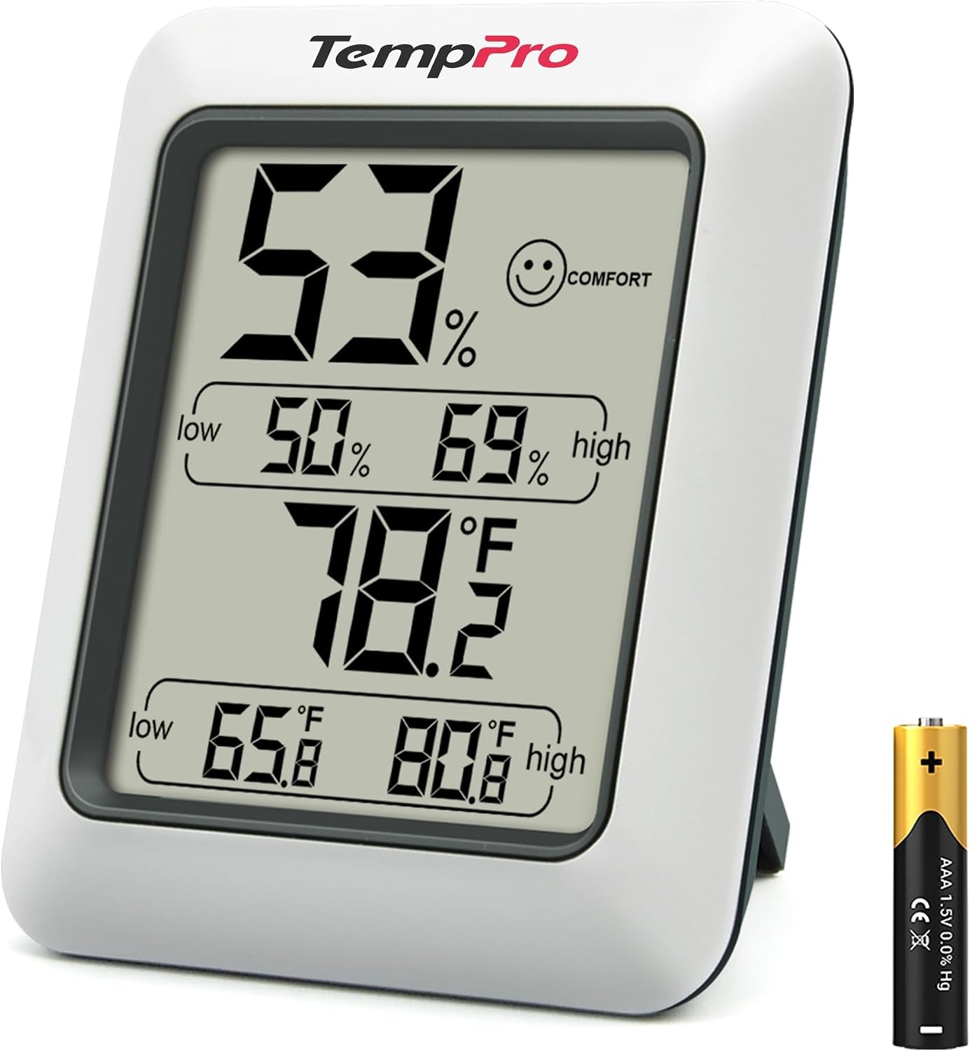 TempPro TP50 Digital Hygrometer and Thermometer product image