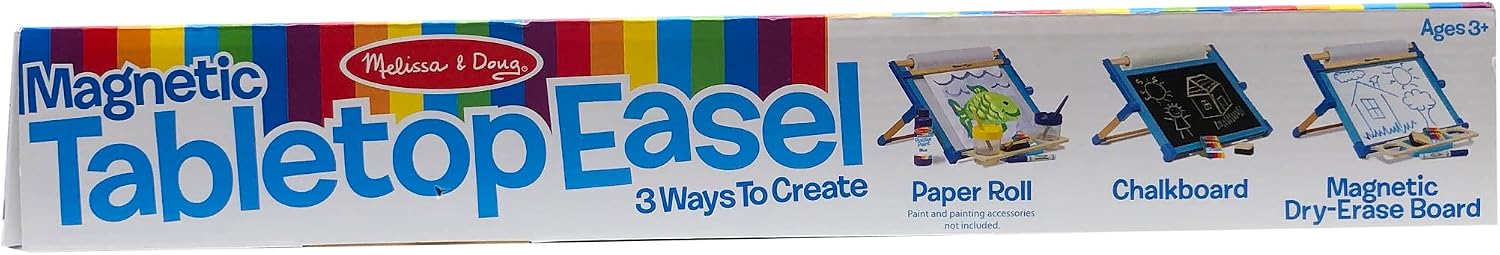 Melissa & Doug Double-Sided Magnetic Tabletop Easel listing gallery image 2
