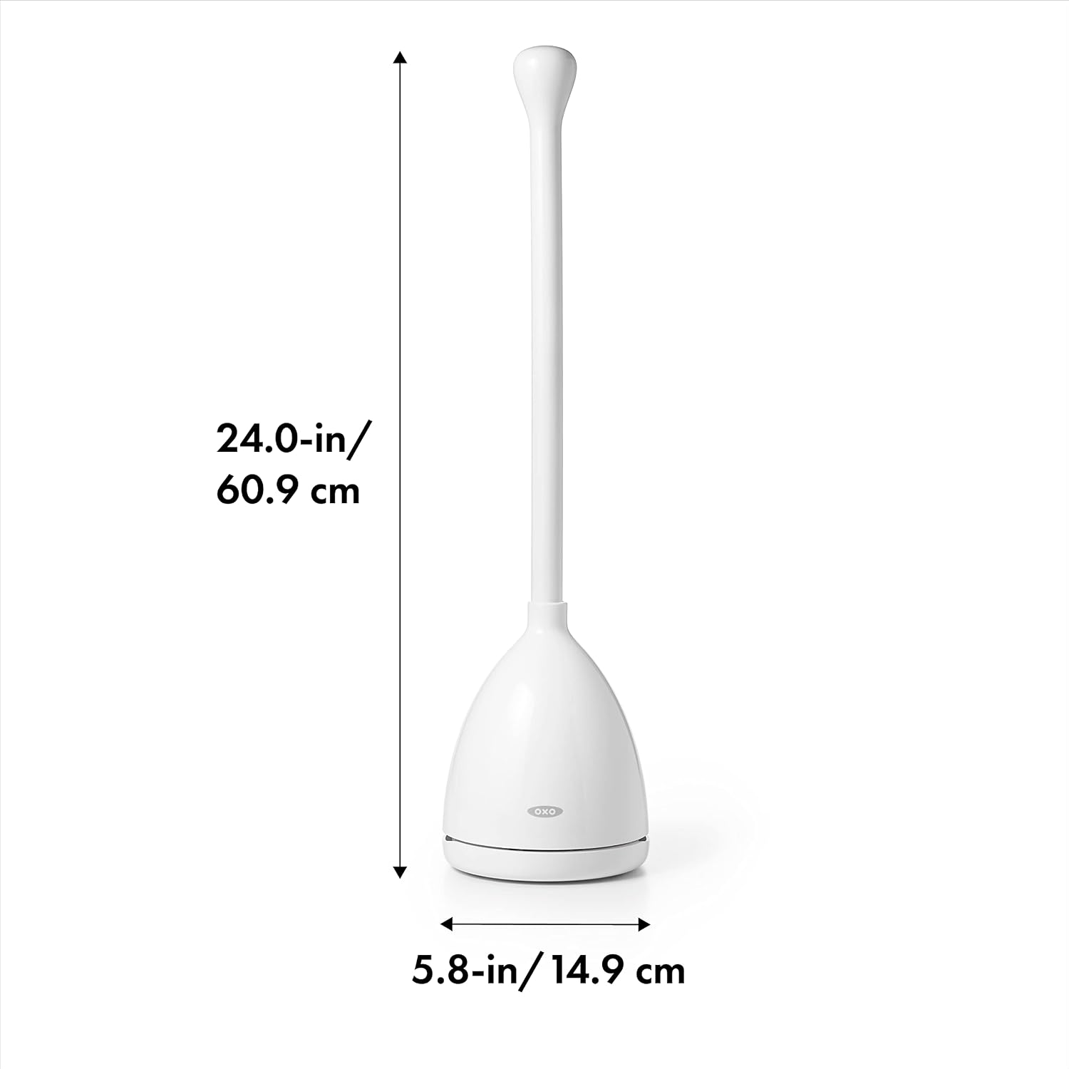 OXO Good Grips Toilet Plunger with Holder and Drip Tray listing gallery image 1