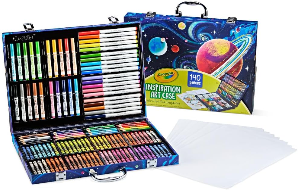 Crayola Inspiration Art Case, 140-piece space theme product image