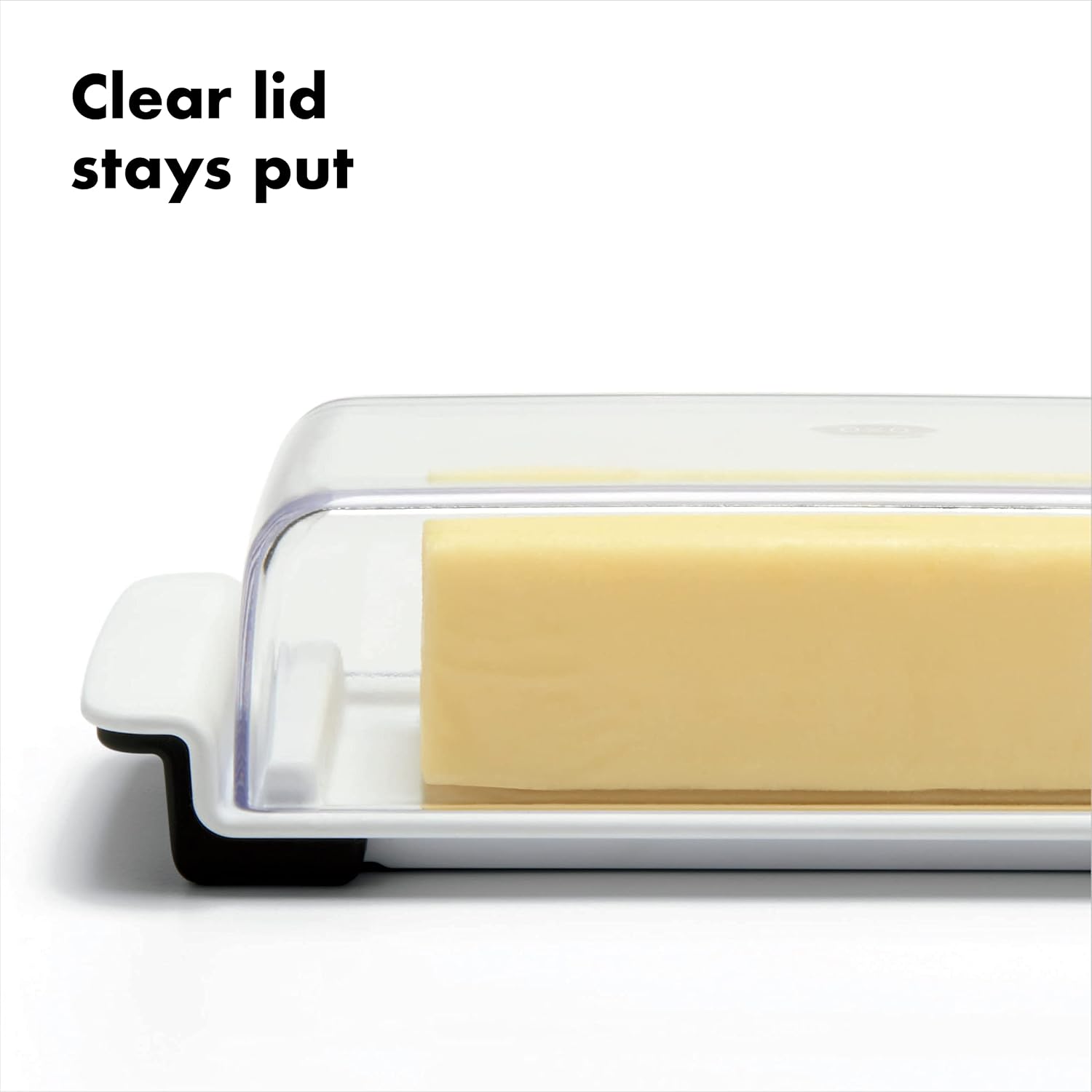 OXO Good Grips Butter Dish, White/Clear listing gallery image 2
