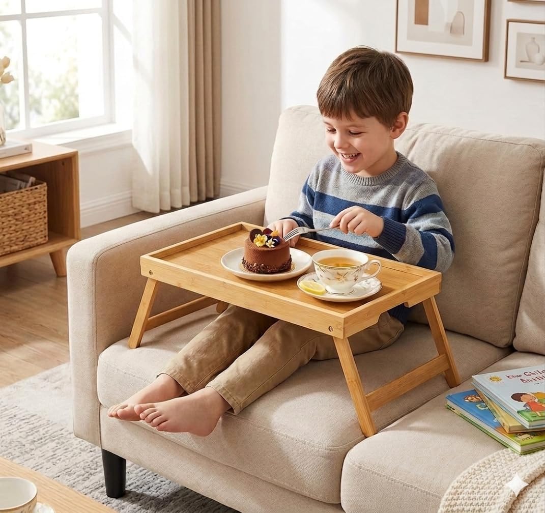 Pipishell Bamboo Bed Tray Table listing gallery image 4