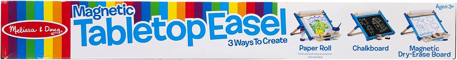 Melissa & Doug Double-Sided Magnetic Tabletop Easel listing gallery image 1