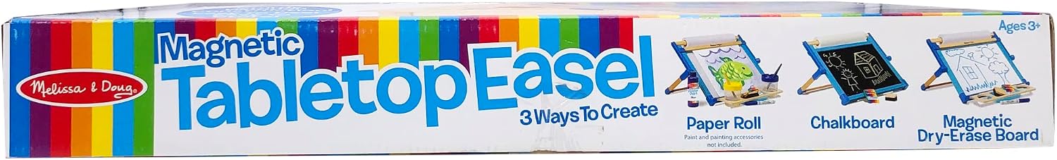 Melissa & Doug Double-Sided Magnetic Tabletop Easel listing gallery image 3
