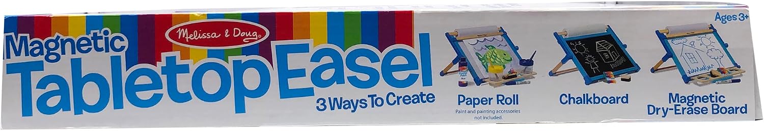 Melissa & Doug Double-Sided Magnetic Tabletop Easel listing gallery image 4