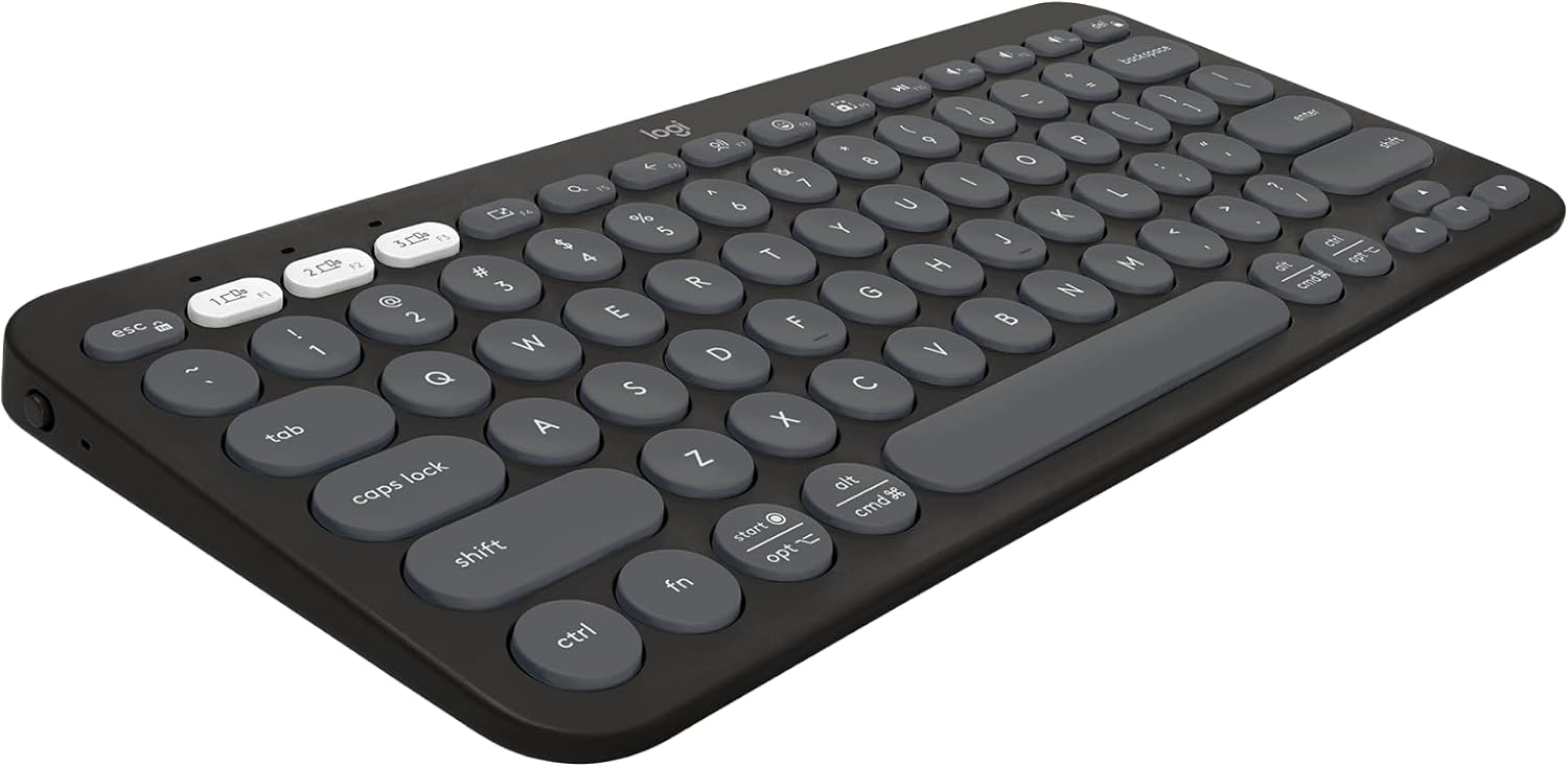Logitech Pebble Keys 2 K380s, tonal graphite product image