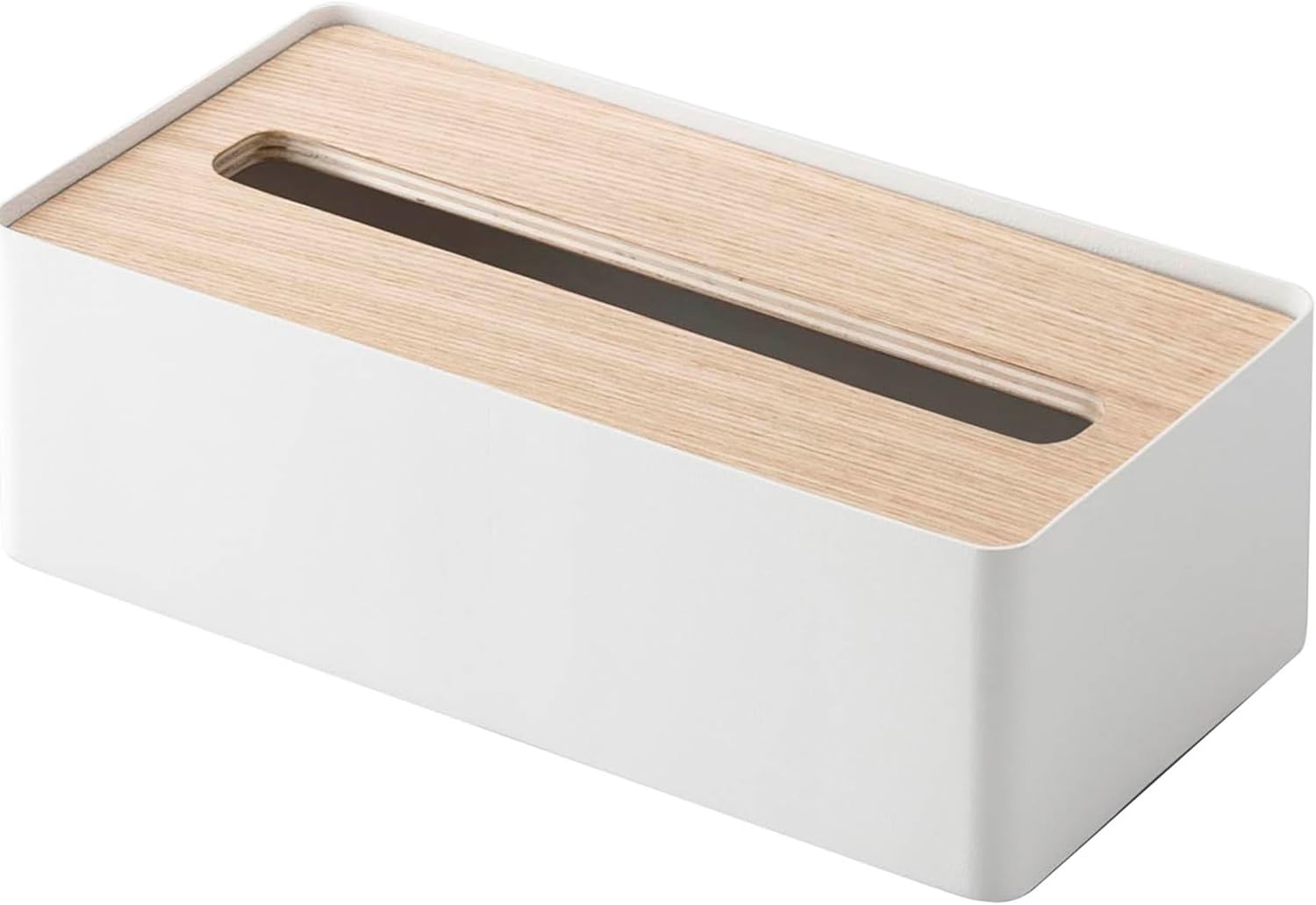 Yamazaki Home Rin Tissue Case, Natural, Short product image