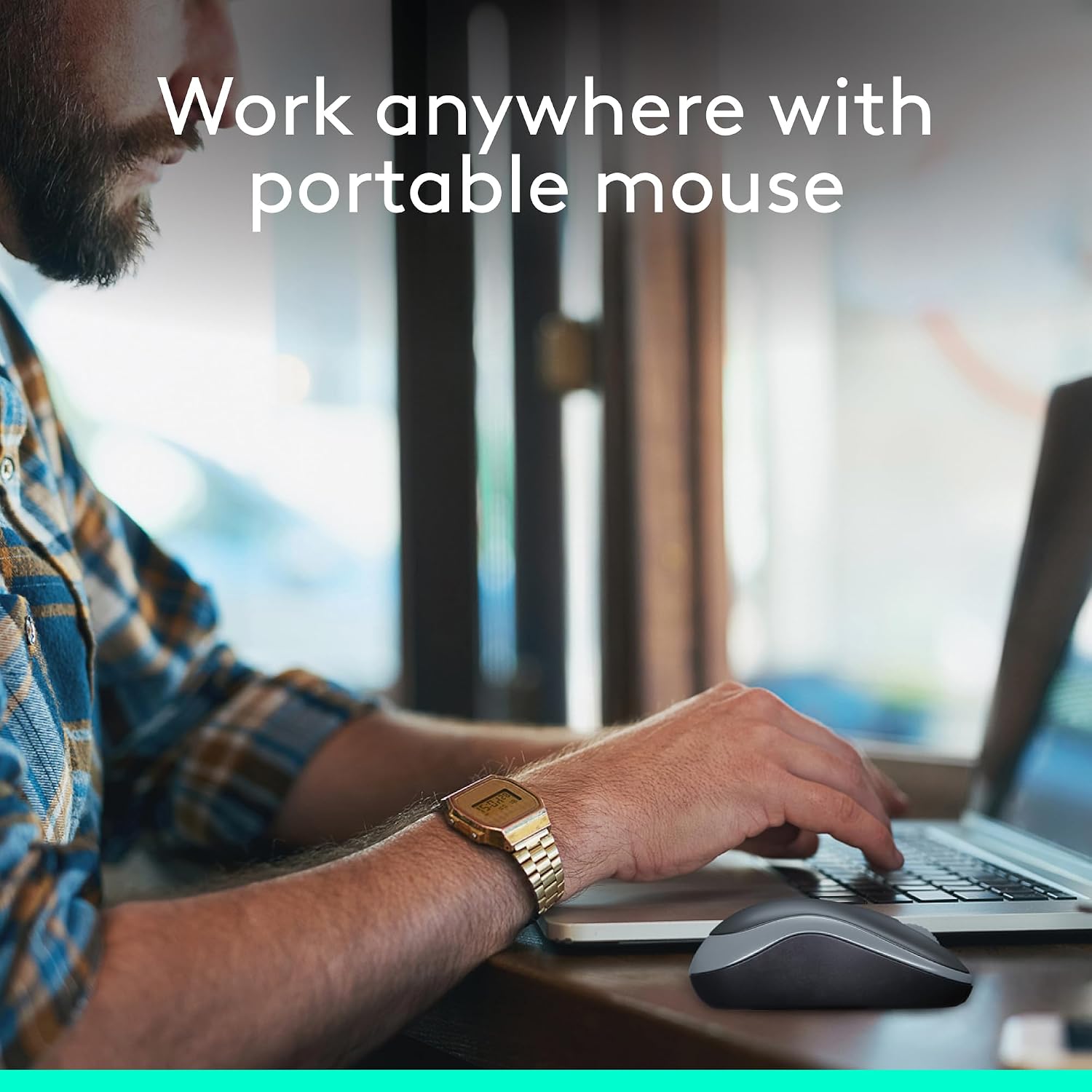 Logitech M185 Compact Wireless Mouse, Swift Grey listing gallery image 2