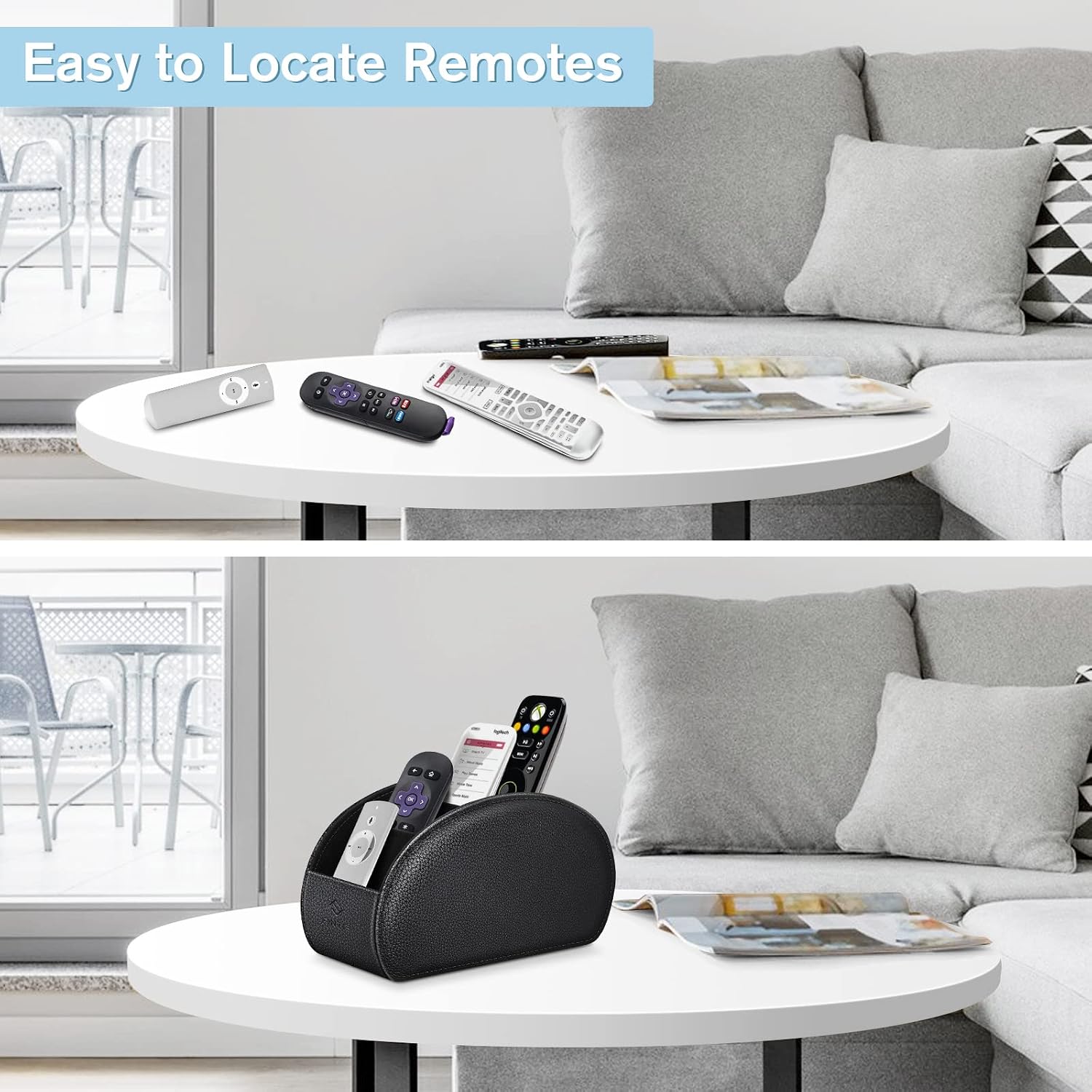 FINTIE Remote Control Holder, Black listing gallery image 1