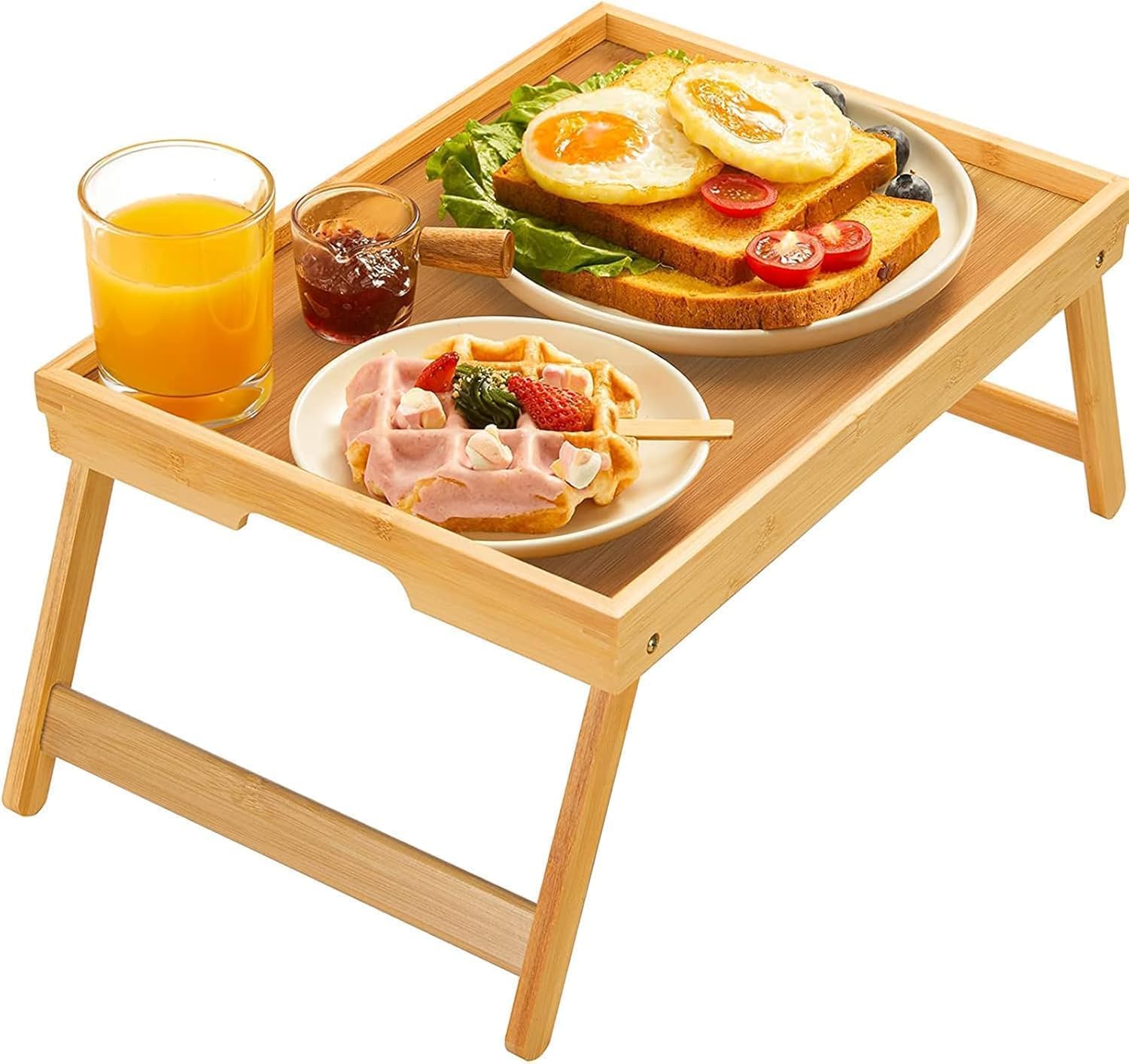 Pipishell Bamboo Bed Tray Table product image