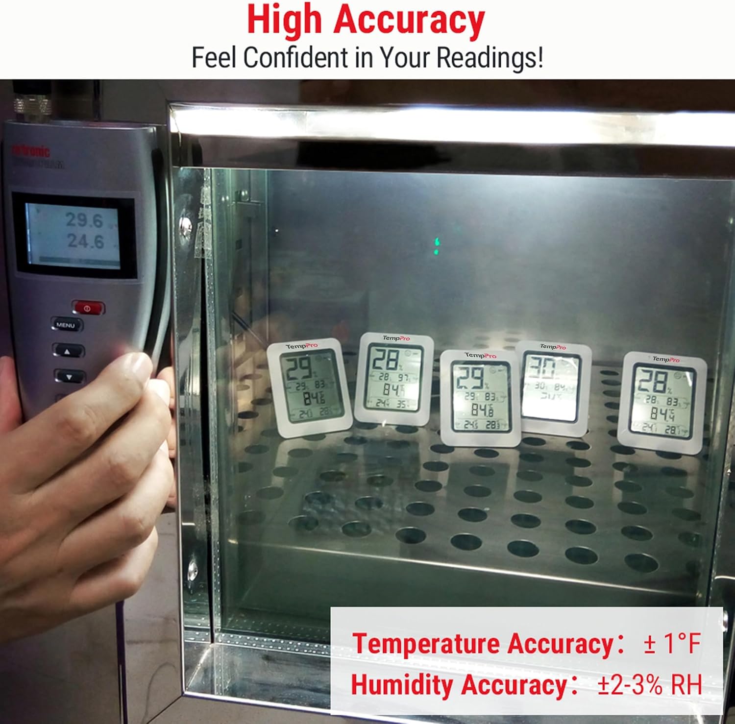 TempPro TP50 Digital Hygrometer and Thermometer listing gallery image 4