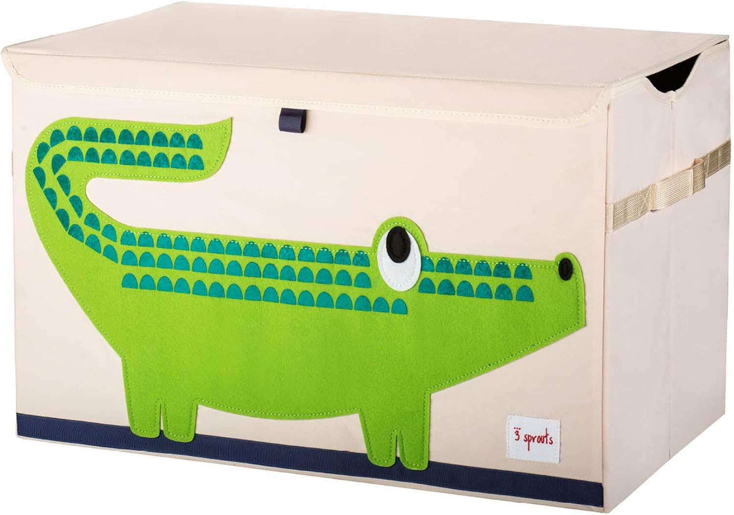 3 Sprouts Large Toy Chest with Lid, crocodile product image