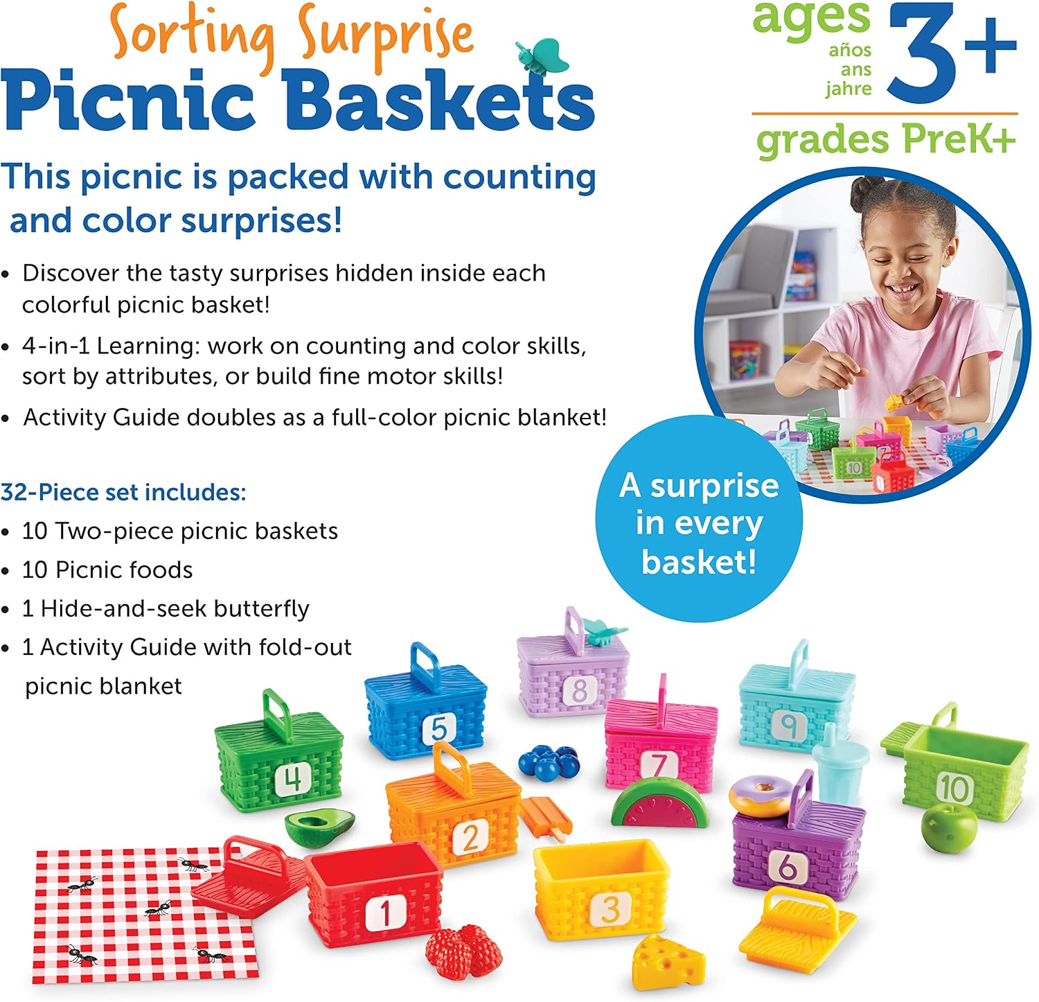 Learning Resources Sorting Surprise Picnic Baskets listing gallery image 4