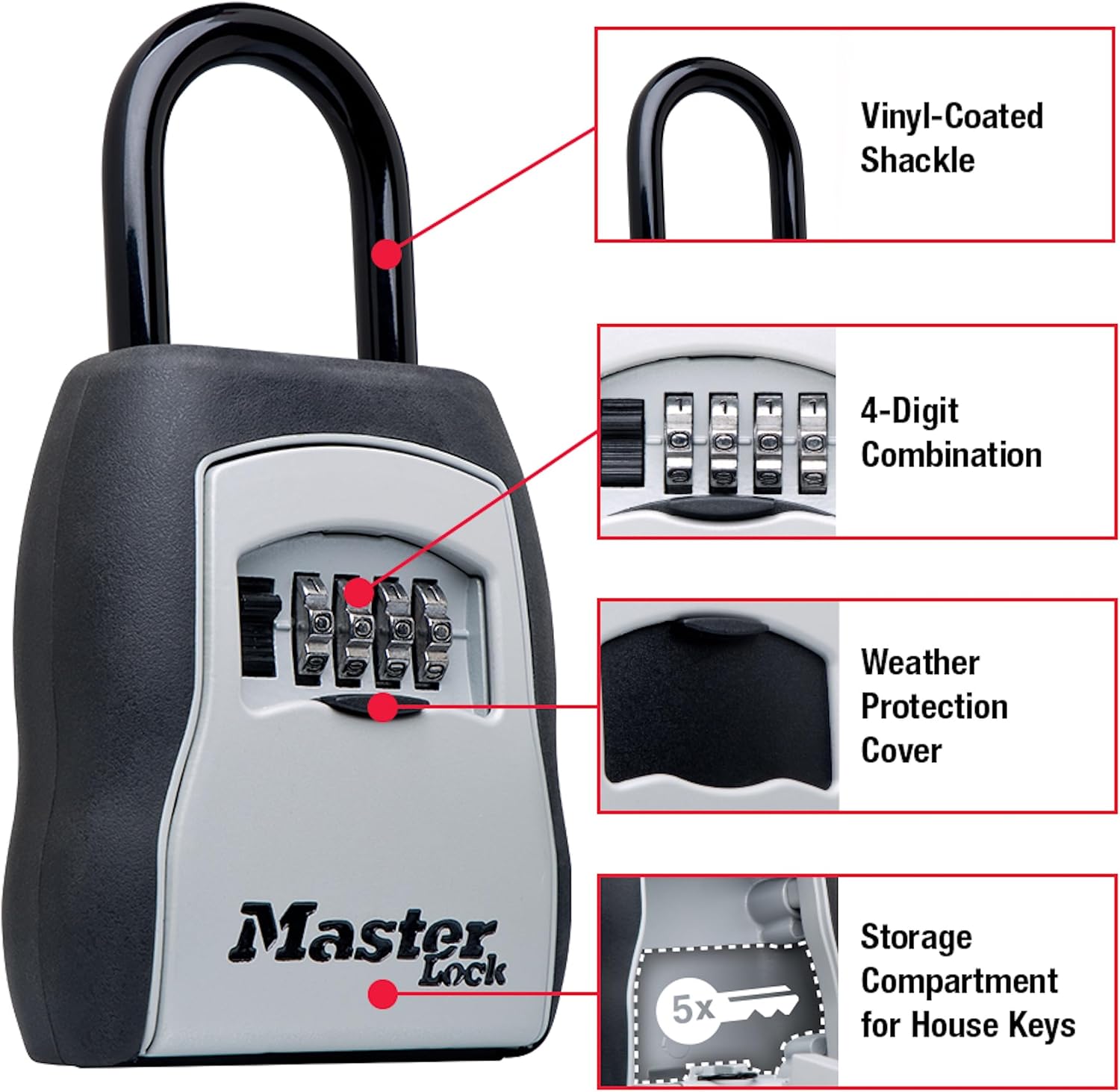 Master Lock 5400EC Portable Key Lock Box listing gallery image 2