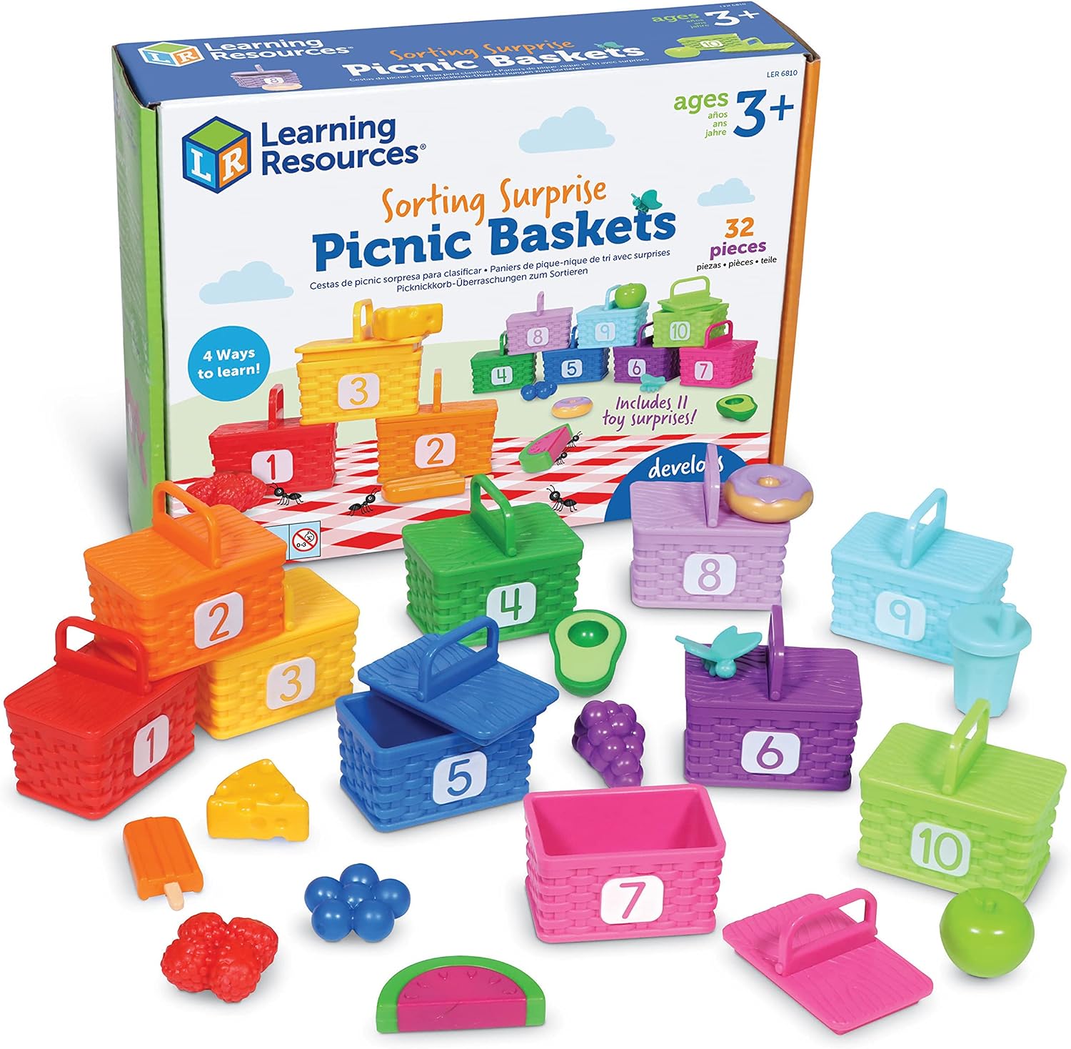 Learning Resources Sorting Surprise Picnic Baskets product image