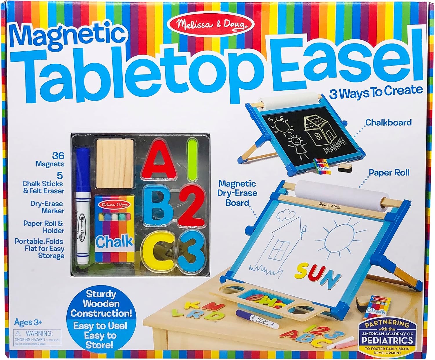 Melissa & Doug Double-Sided Magnetic Tabletop Easel product image