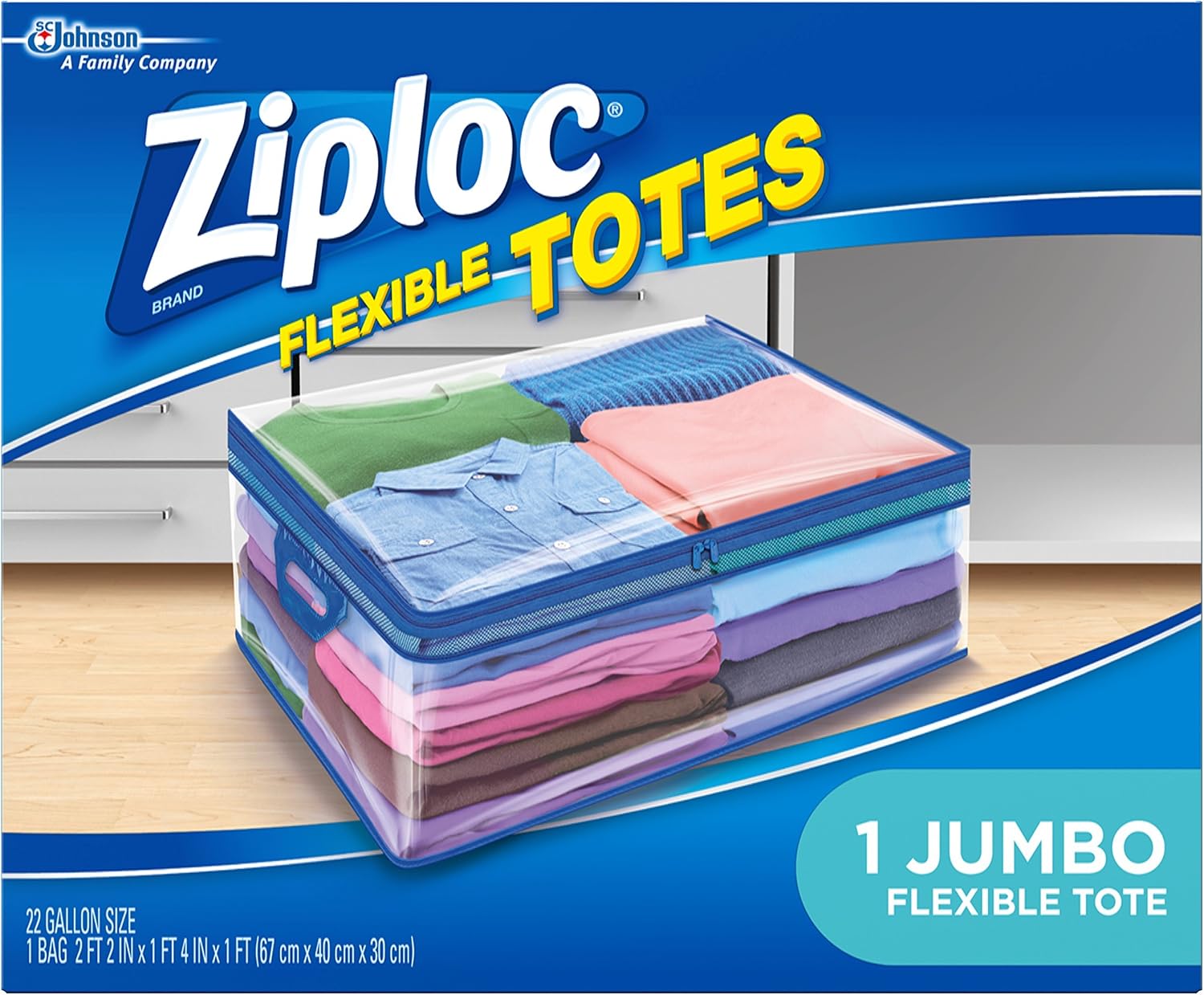 Ziploc Flexible Tote, jumbo, one count product image