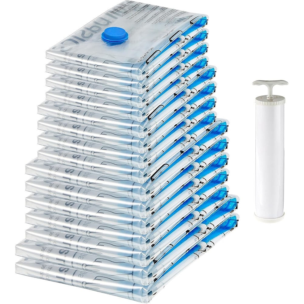 Amazon Basics Vacuum Storage Bags, Mixed-Size 15-Pack product image