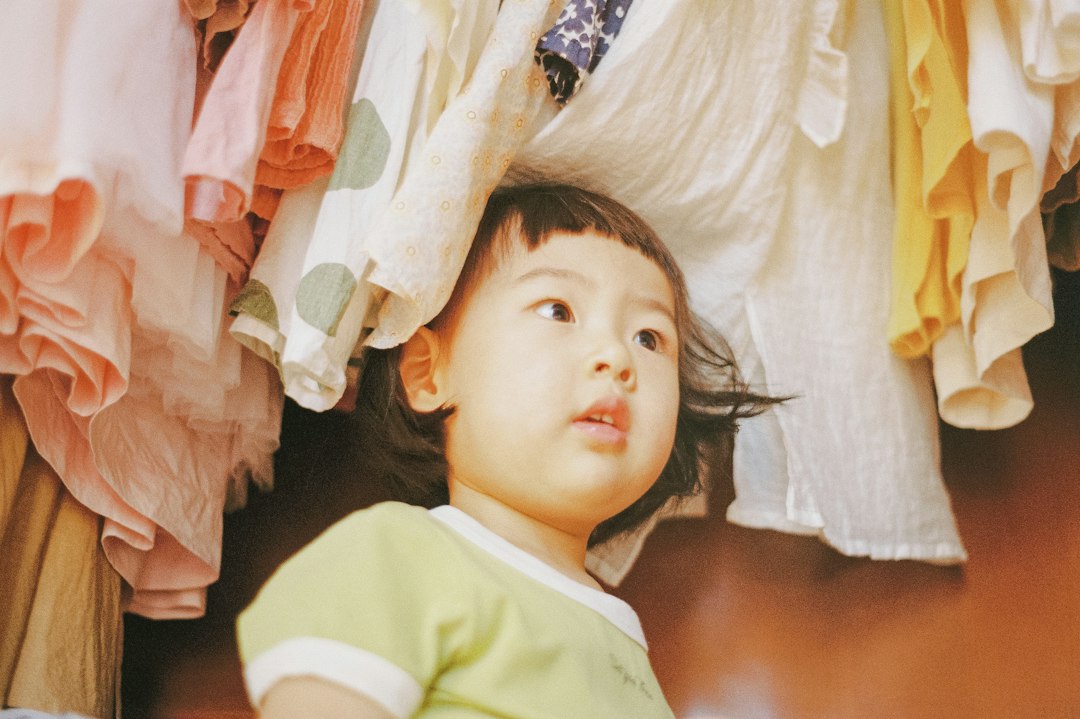 Child near low accessible storage that supports independent routines