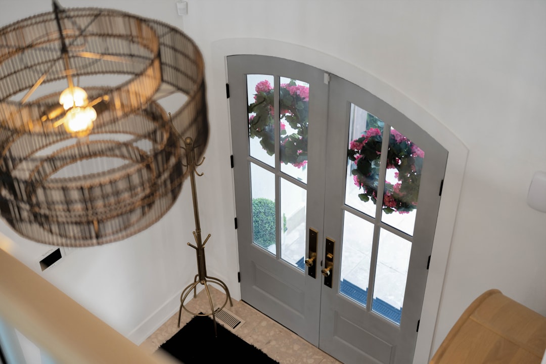 Front-door area illustrating the first few feet that can become a landing zone
