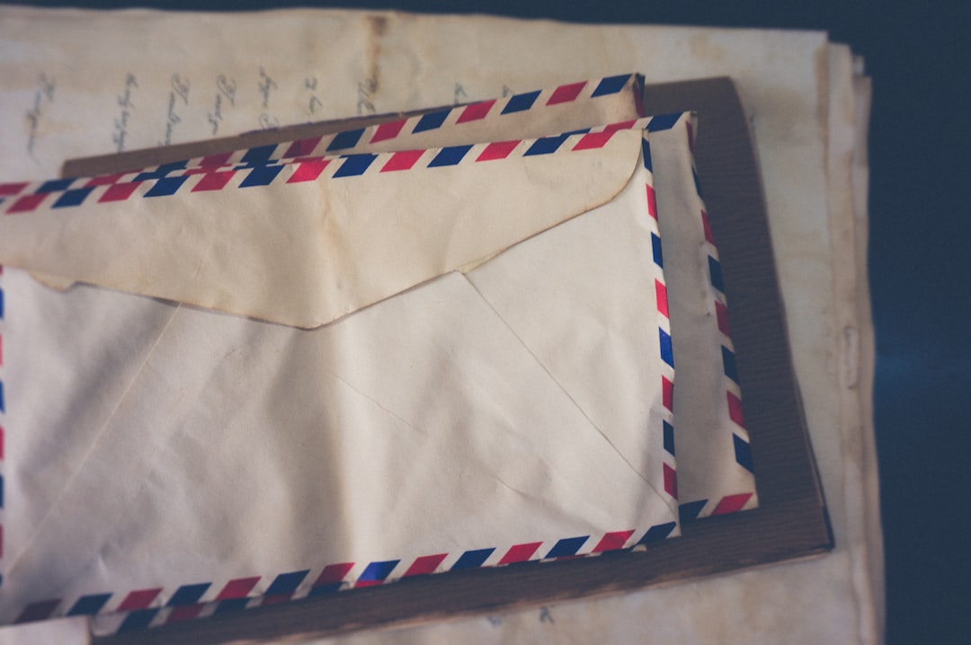 Single envelope illustrating the value of one clear mail-processing route