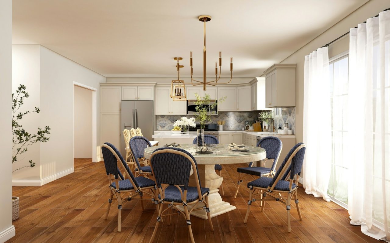 black and white dining table and chairs