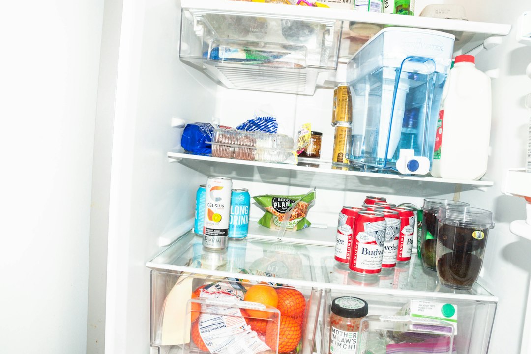 Full refrigerator illustrating why visible food zones and breathing room matter