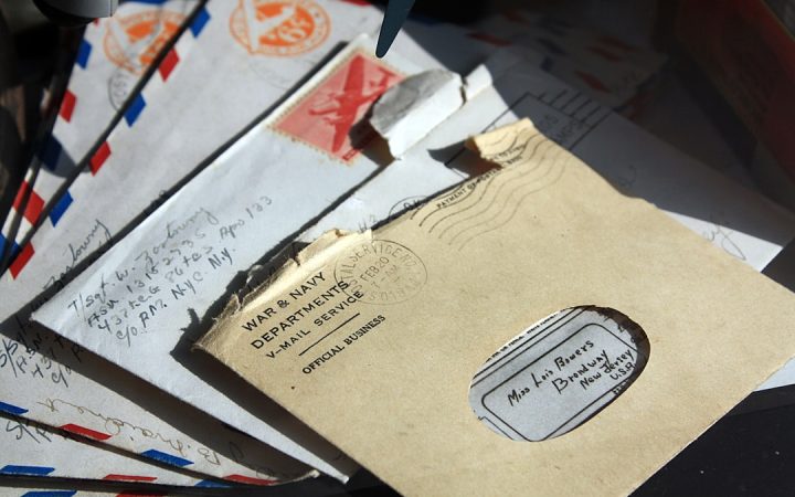 Opened mail ready to be sorted into action or recycling