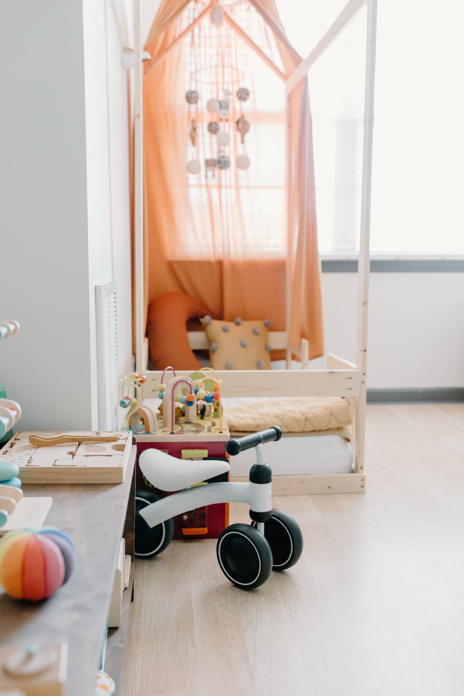 Toys in a playroom