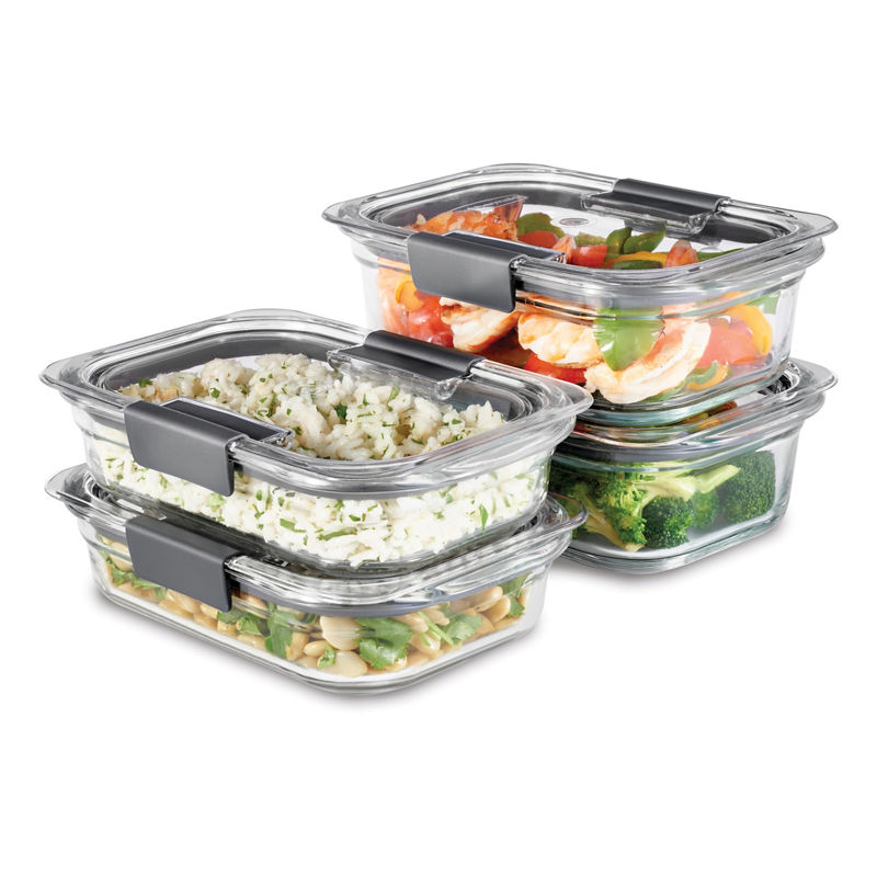 Rubbermaid Brilliance Glass 3.2-Cup Containers product image