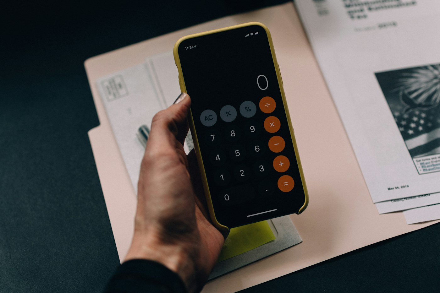 Receipts and documents that need selective retention