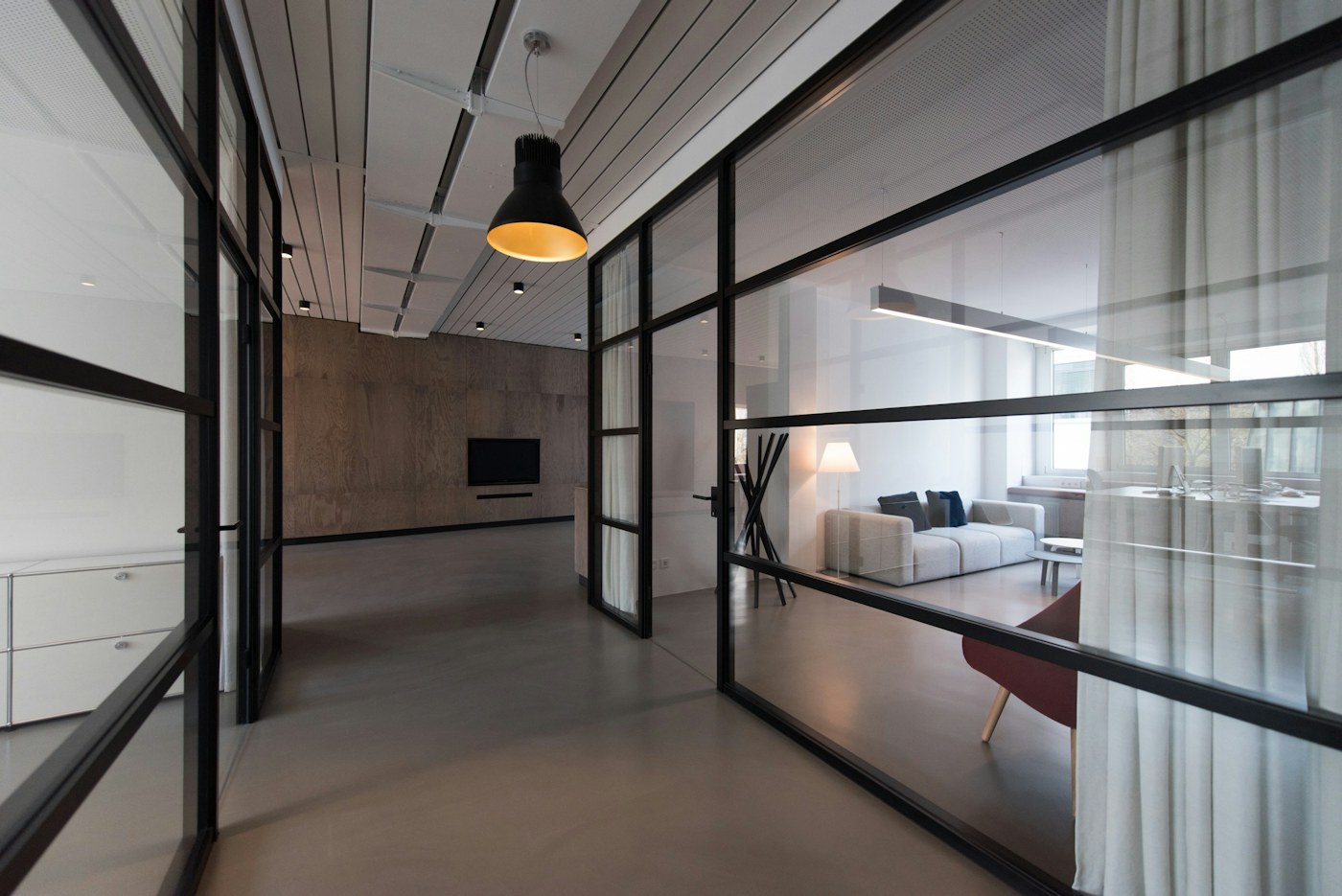 Calm office after active paper and tools return to assigned homes