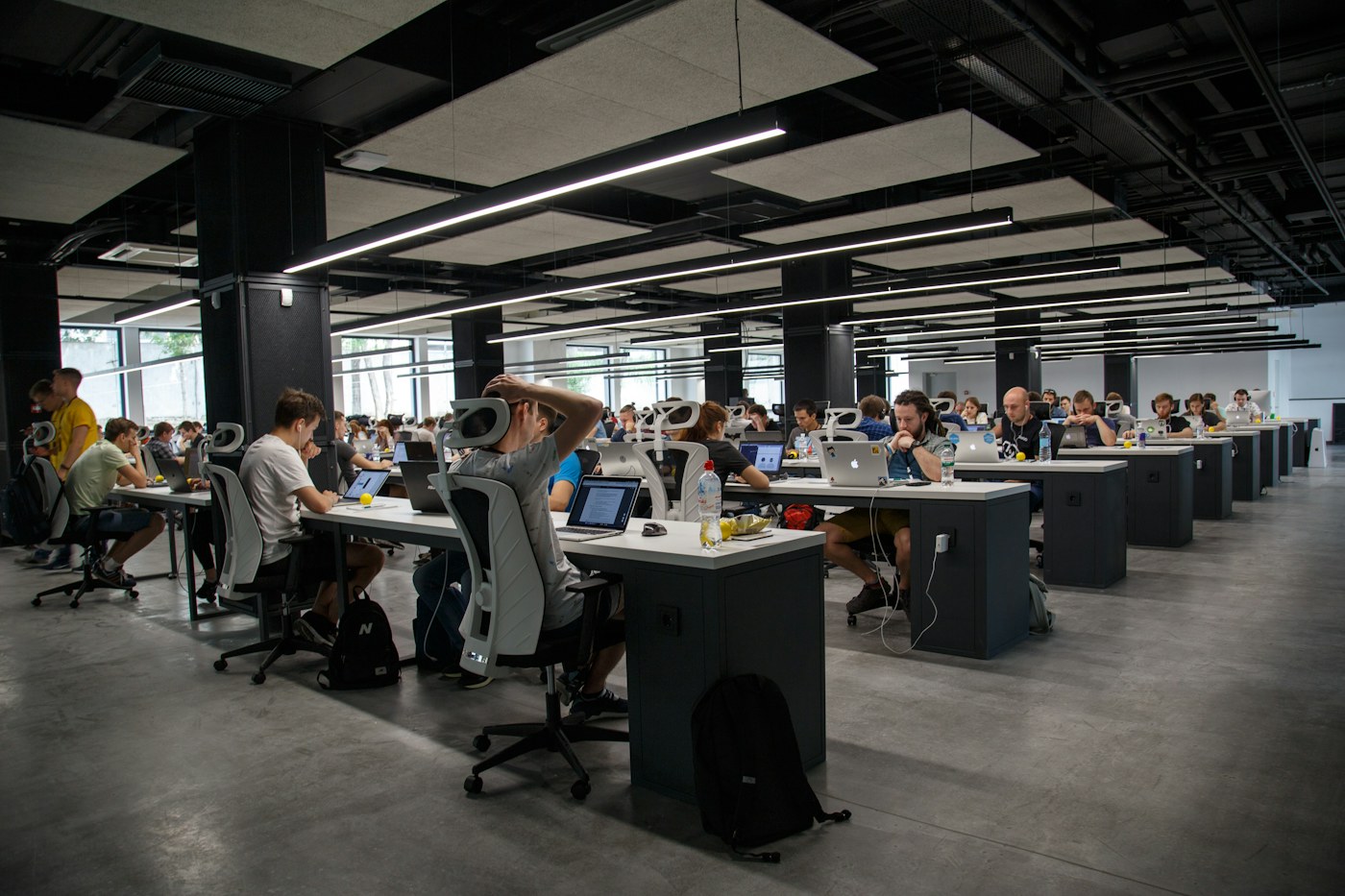 Work area representing multiple users and changing daily needs