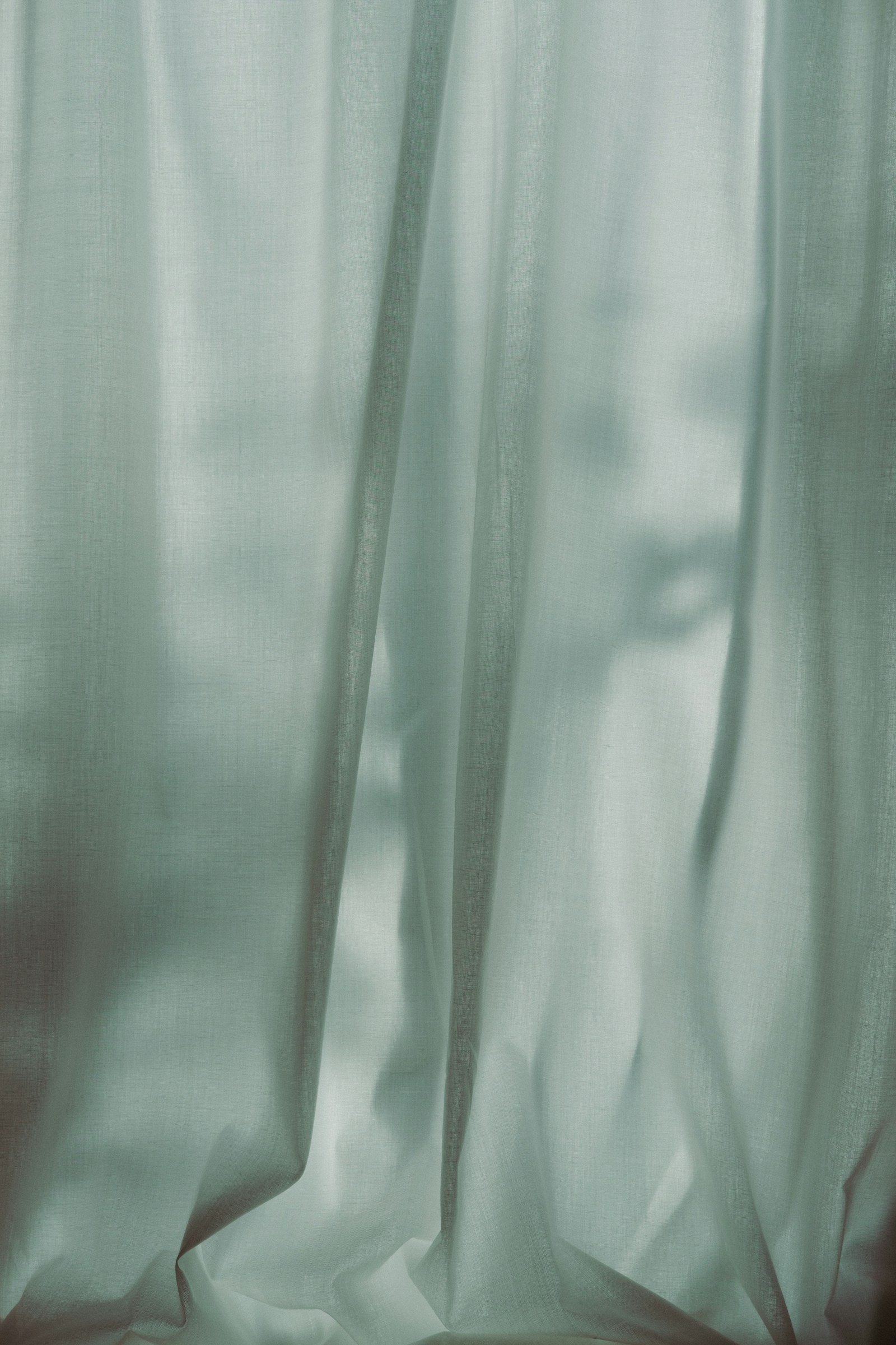 Close-up of curtain fabric and folds