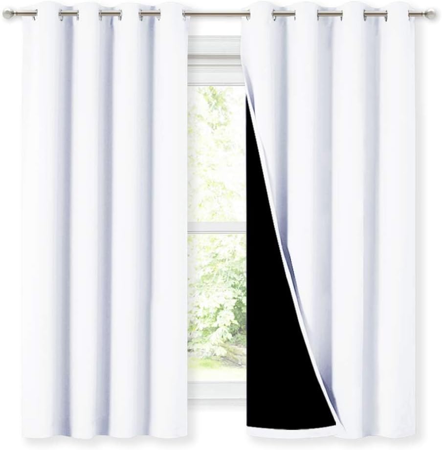 NICETOWN Lined Blackout Curtain Panels product photograph