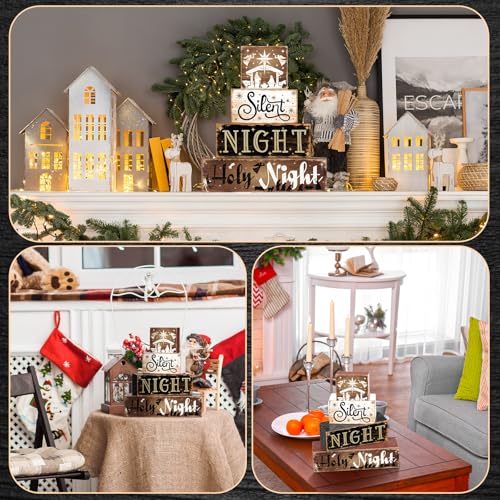 Supplier collage showing the block display in several household positions