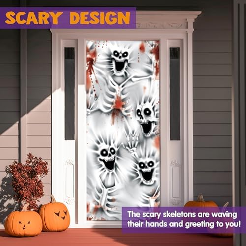 Listing illustration of the scary-skeleton design