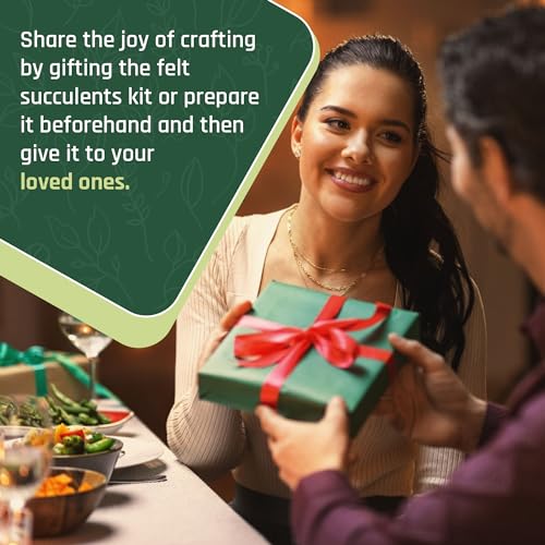A person presenting a wrapped gift in the Craft Crush supplier gallery