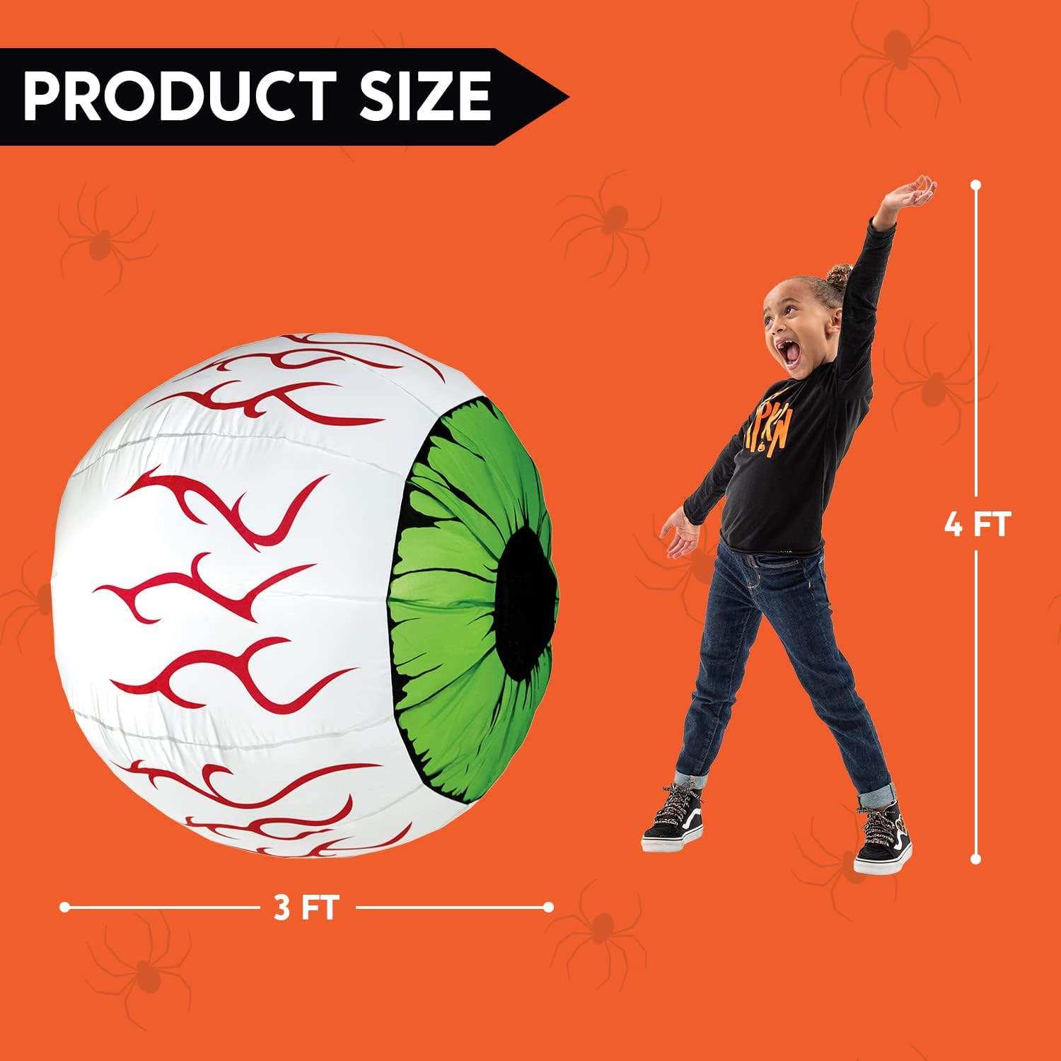 Listing size graphic with conflicting vertical measurement