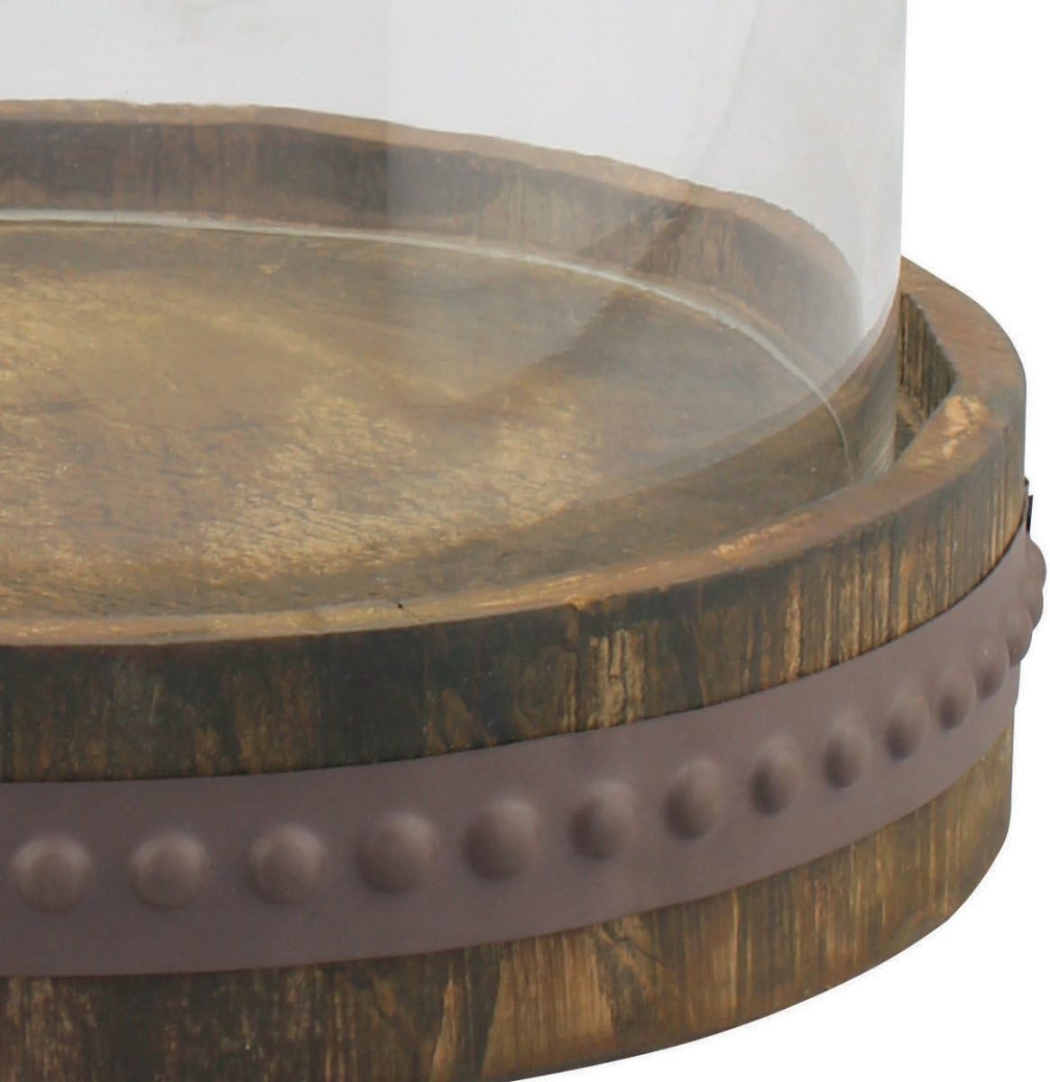 Stonebriar wooden base and metal trim detail
