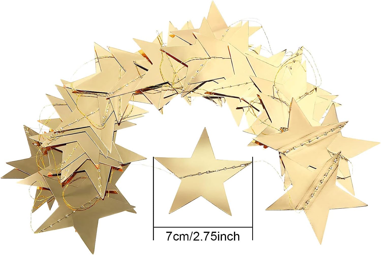 Patelai paper star size and strand detail