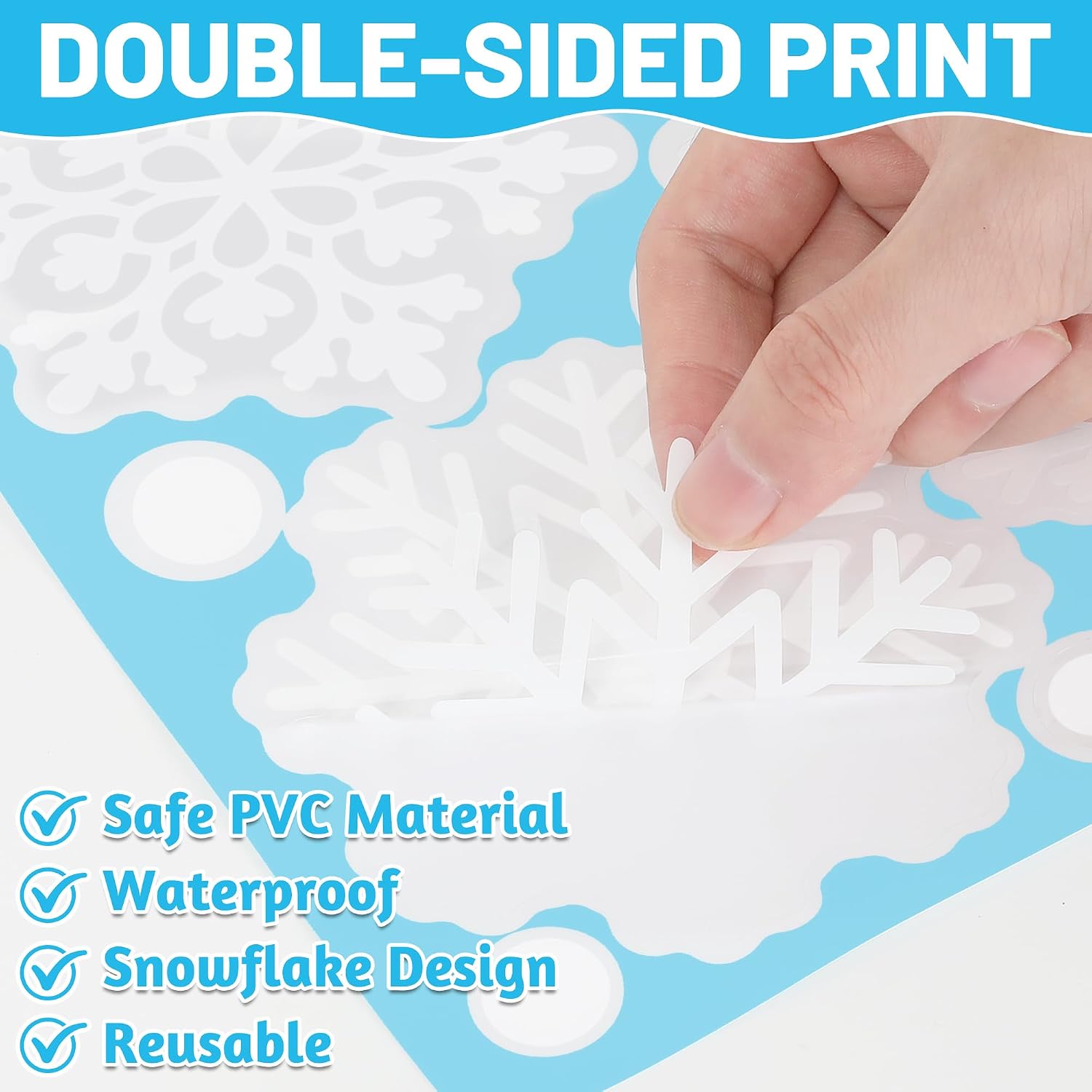 Traplace double-sided PVC cling supplier illustration