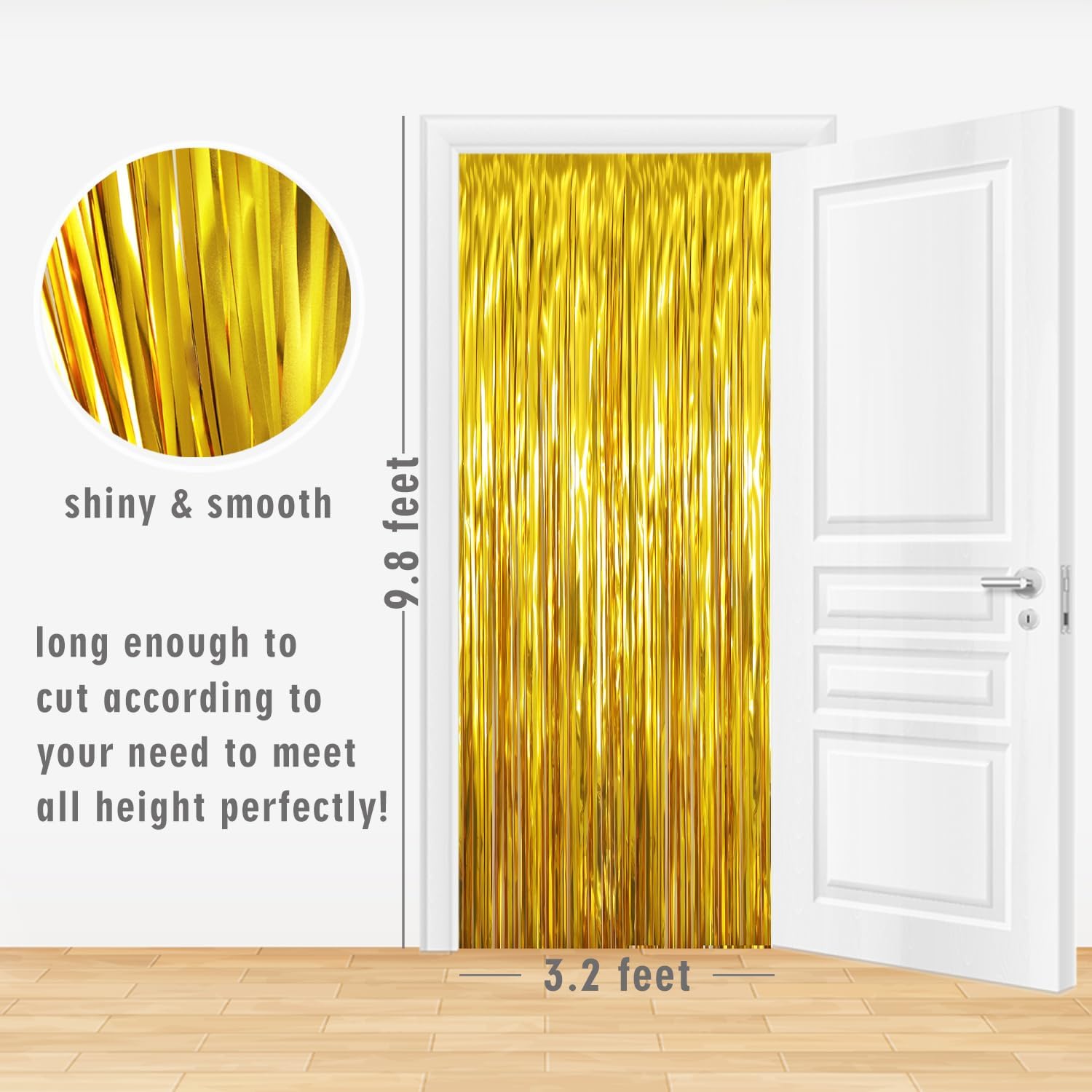 GOER curtain length and width illustration
