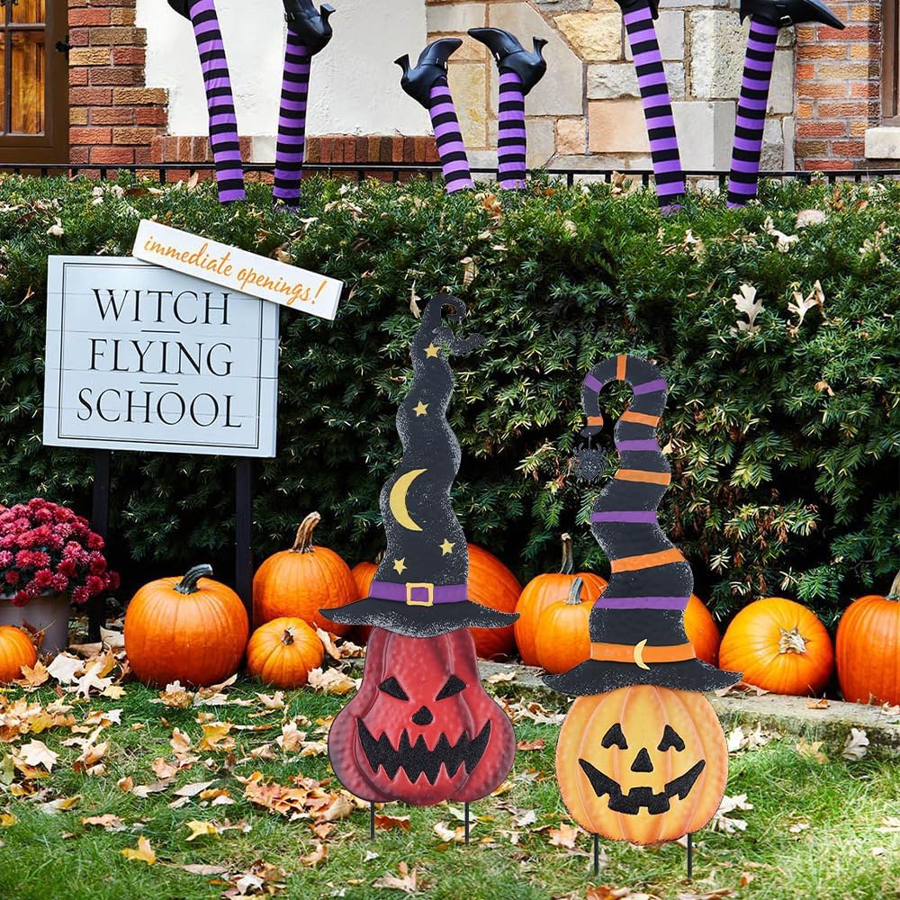 YEAHOME stakes among seasonal yard props