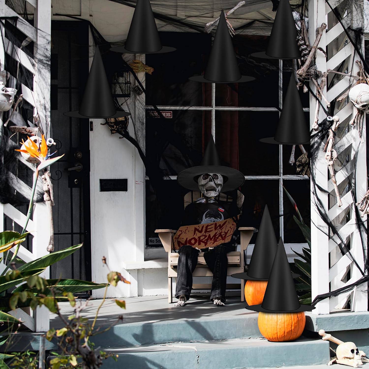 Witch-hat porch styling in a manufacturer illustration