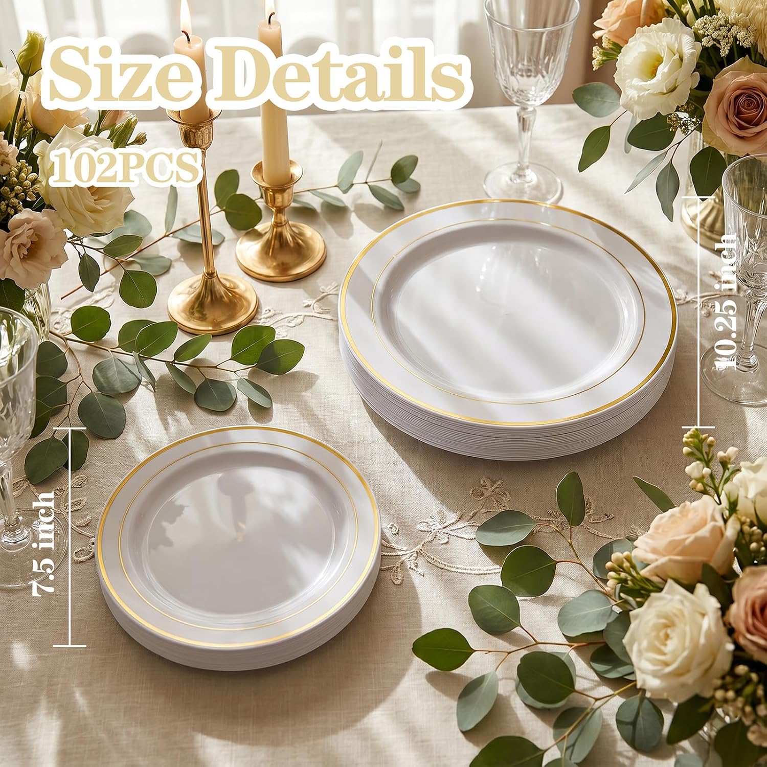 I00000 fifty-one dinner and fifty-one dessert plate size graphic